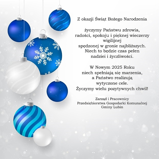Życzenia Świąteczne z okazji Świąt Bożego Narodzenia