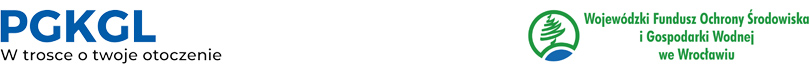 Logo - Przedsiębiorstwo Gospodarki Komunalnej Gminy Lubin oraz Wojewódzki Fundusz Ochrony Środowiska i Gospodarki Wodnej we Wrocławiu