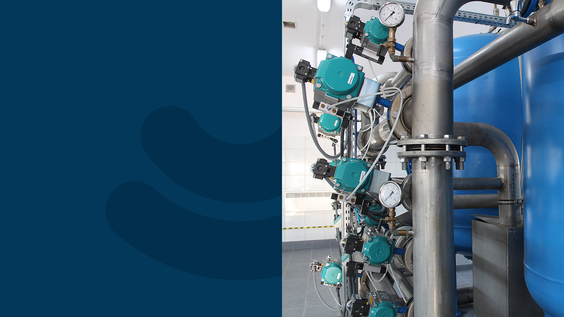 Element instalacji w oczyszczalni ścieków